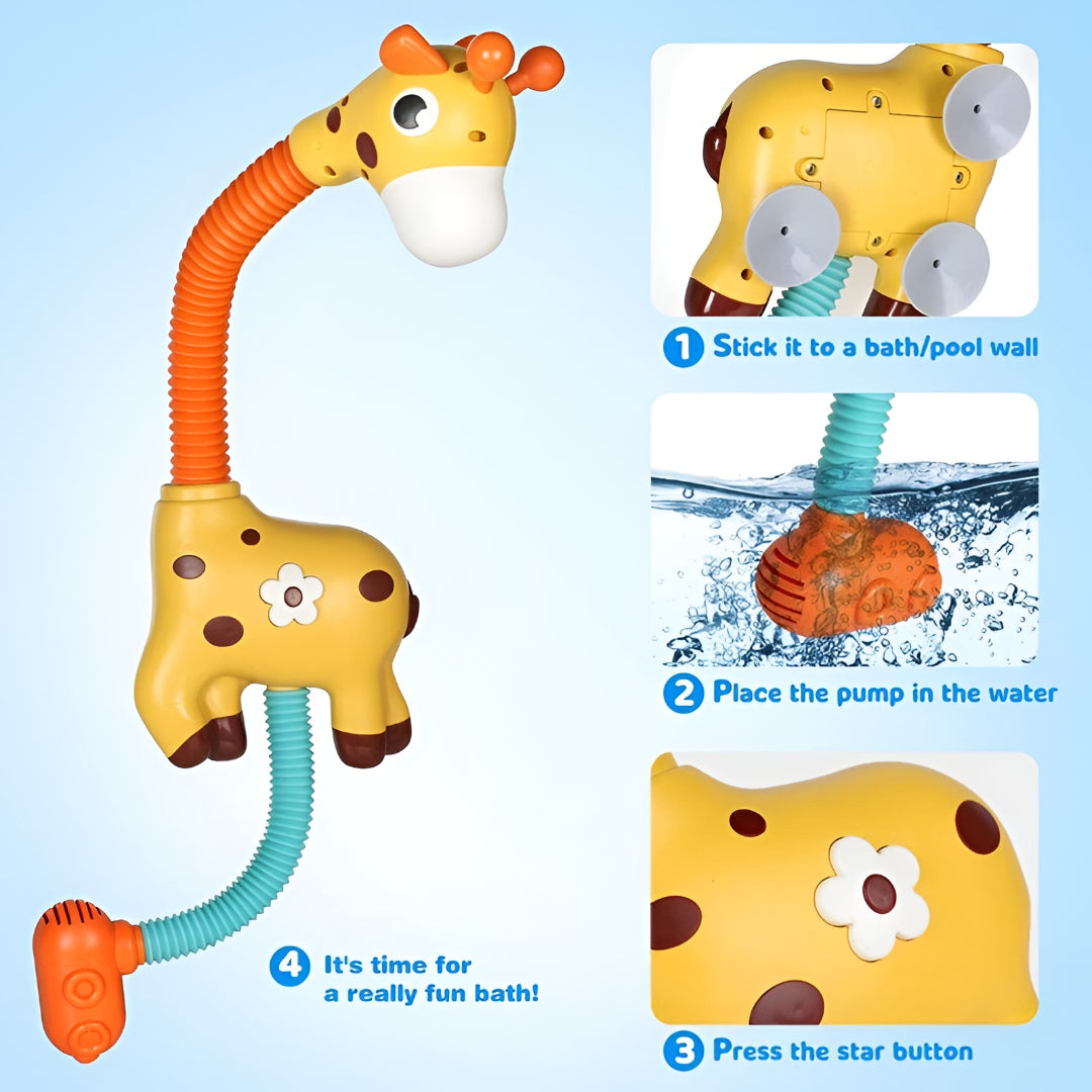 Bath Toys Water Spray Giraffe Toddler Bathtub Play