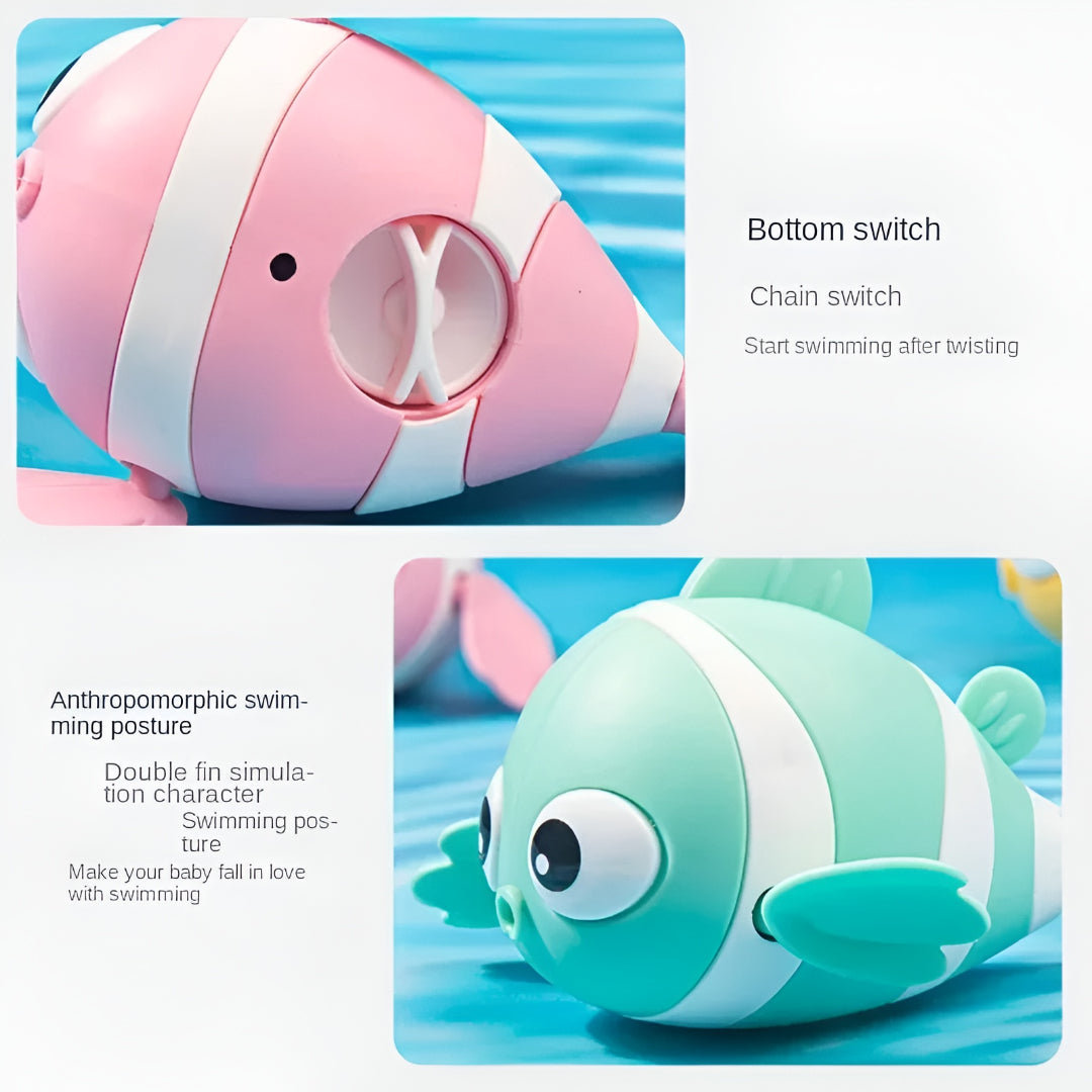Bath Toys Wind Up Floating Fish Toddler