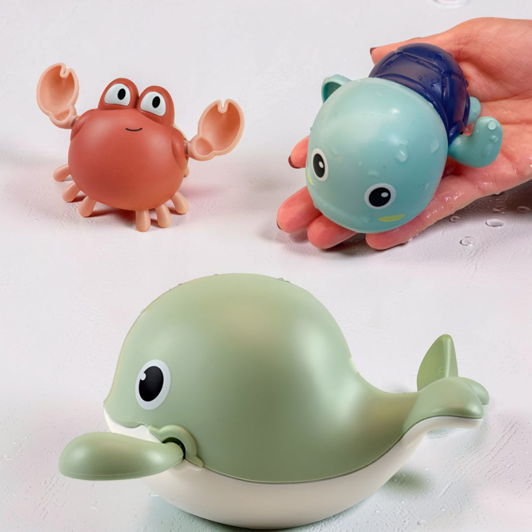 Bath Toys Wind Up Swimming Toys Water Play Set