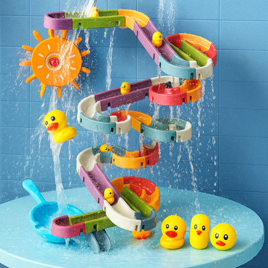 Bath Time Toddler Water Slide Game Toy