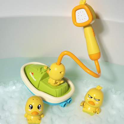 Bath Toys Water Spray Duck Set Kids