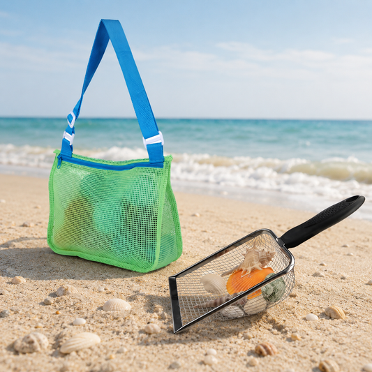 Beach Toys Kids Sand Sifter Shell Collector
