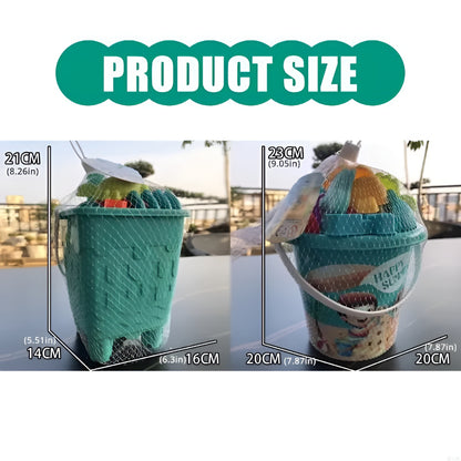 Beach Toys Sand Bucket Set Kids Outdoor Play Tools