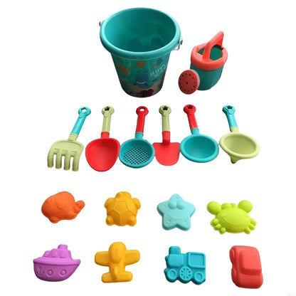 Beach Toys Sand Bucket Set Kids Outdoor Play Tools