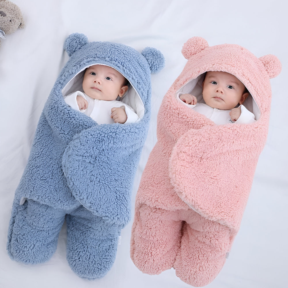 Bear Swaddle Baby Blanket Infant Sleep Sack Wrap