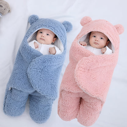 Bear Swaddle Baby Blanket Infant Sleep Sack Wrap
