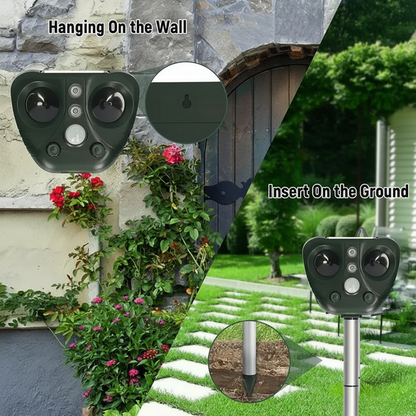 Bird Repeller Deterrent Solar Ultrasonic Outdoor Garden