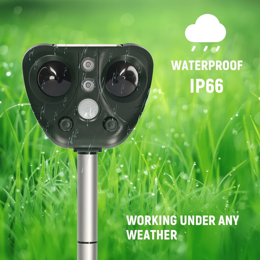 Bird Repeller Deterrent Solar Ultrasonic Outdoor Garden