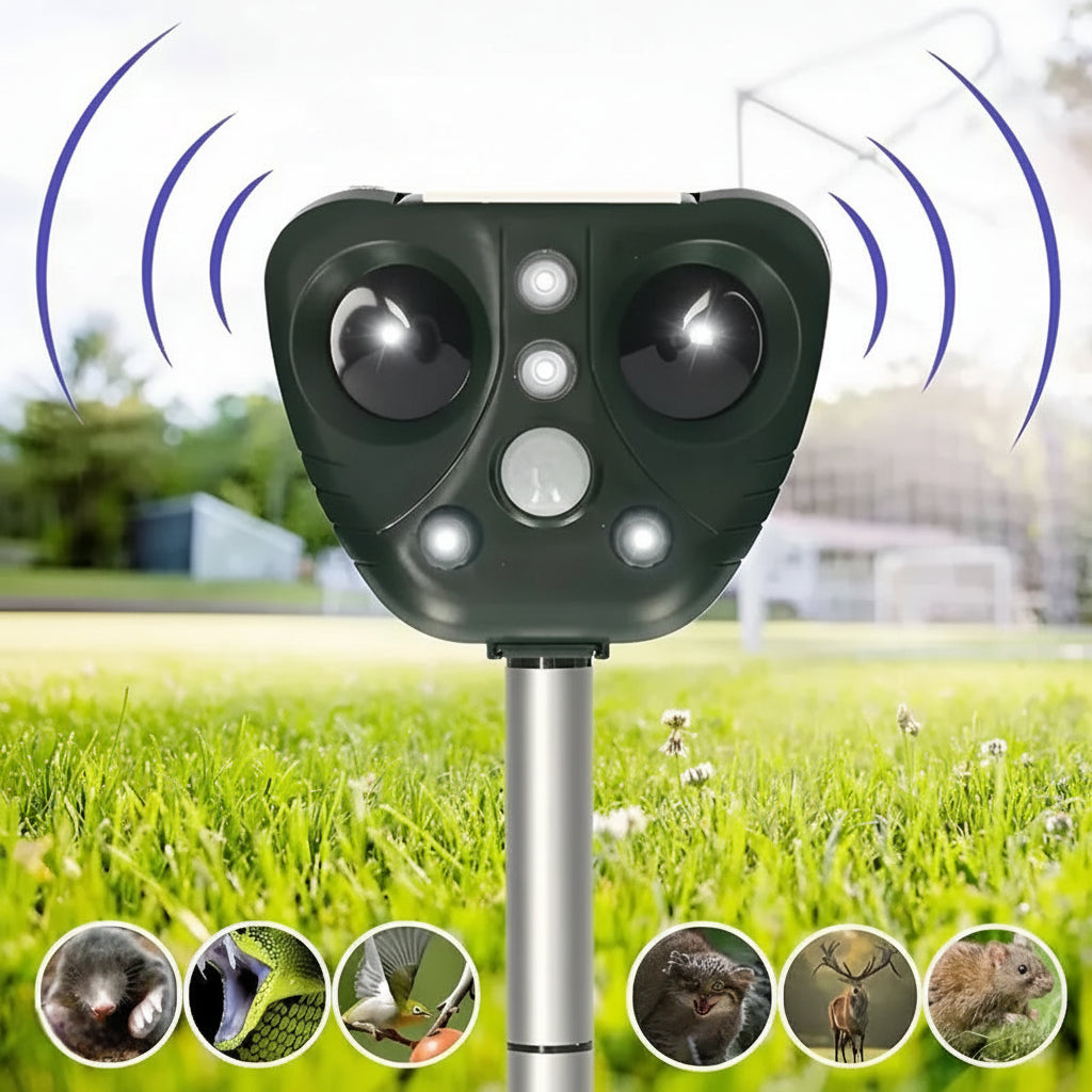 Bird Repeller Deterrent Solar Ultrasonic Outdoor Garden
