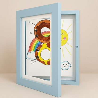 Wall Art Storage Frame Kids Drawings Photo Display