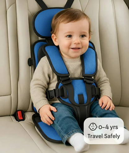 Elevador Portátil para Asiento de Auto para Niños - Arnés de Viaje para Seguridad