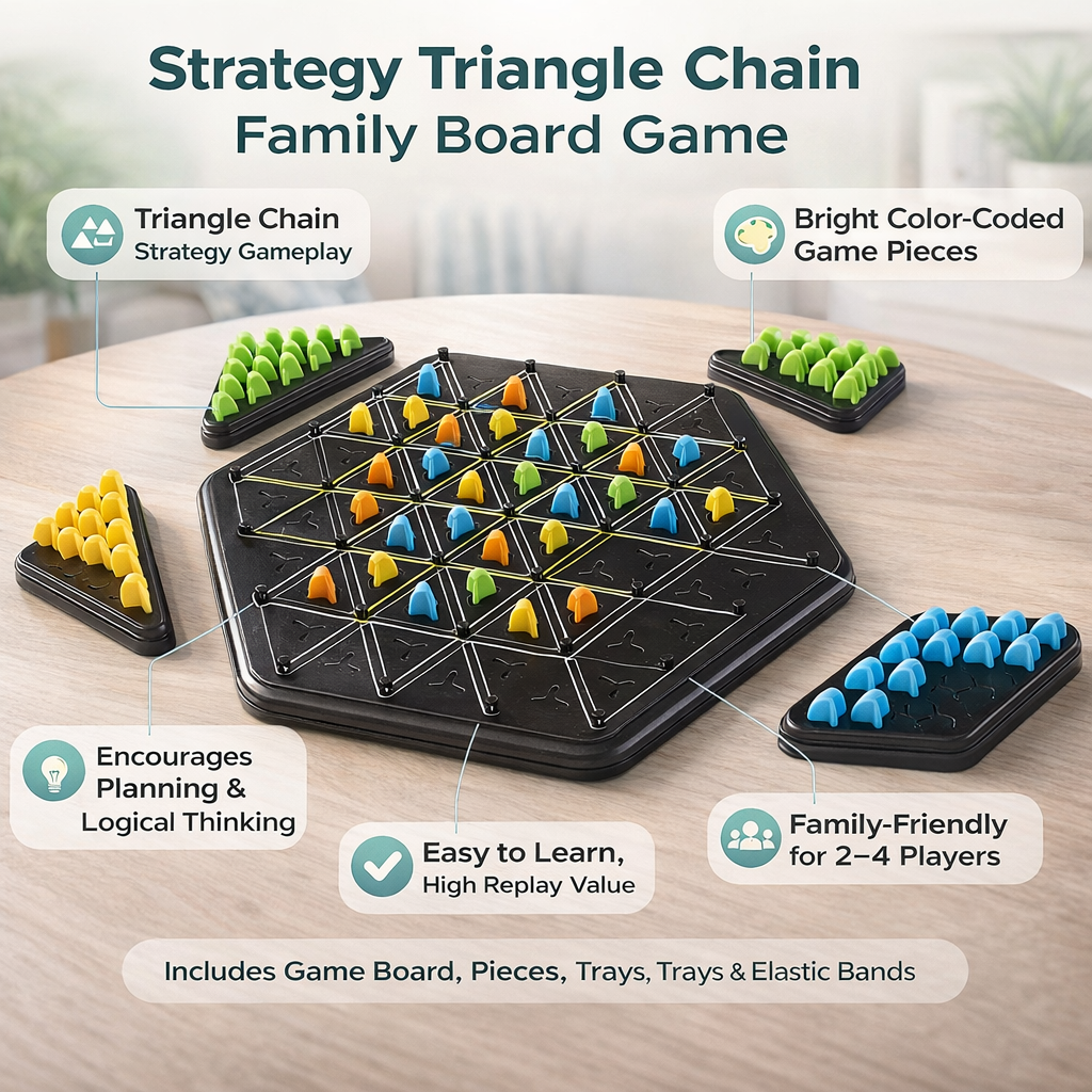 Brettspiel Strategie Dreieck Kette Familien Spielset