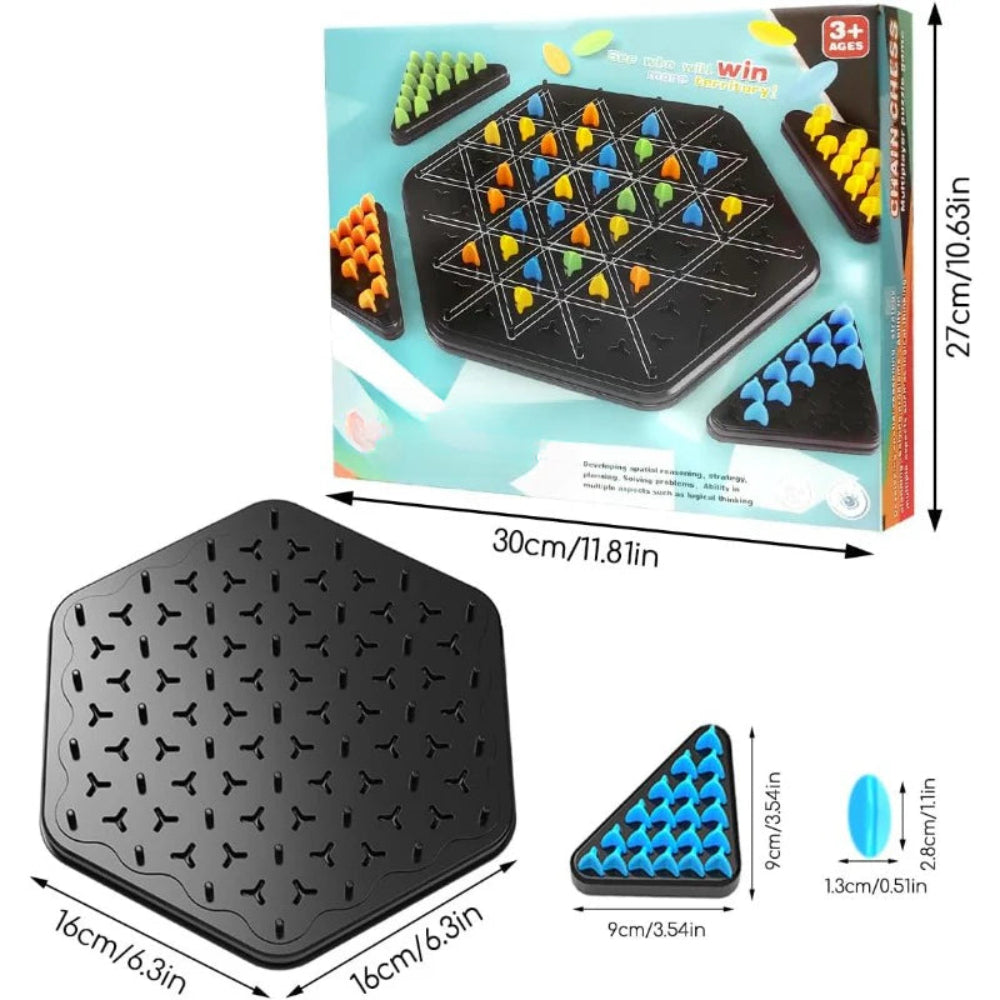 Brettspiel Strategie Dreieck Kette Familien Spielset