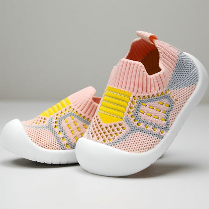 Breathable Kids Sneakers Non-Slip Comfortable Toddler Shoes