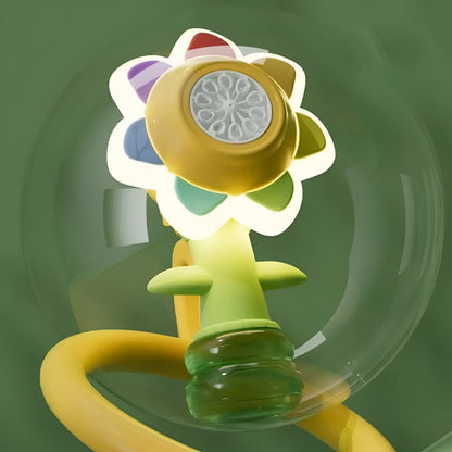 Bubble Machine Kids Bubble Maker Car Vent Flower Toy