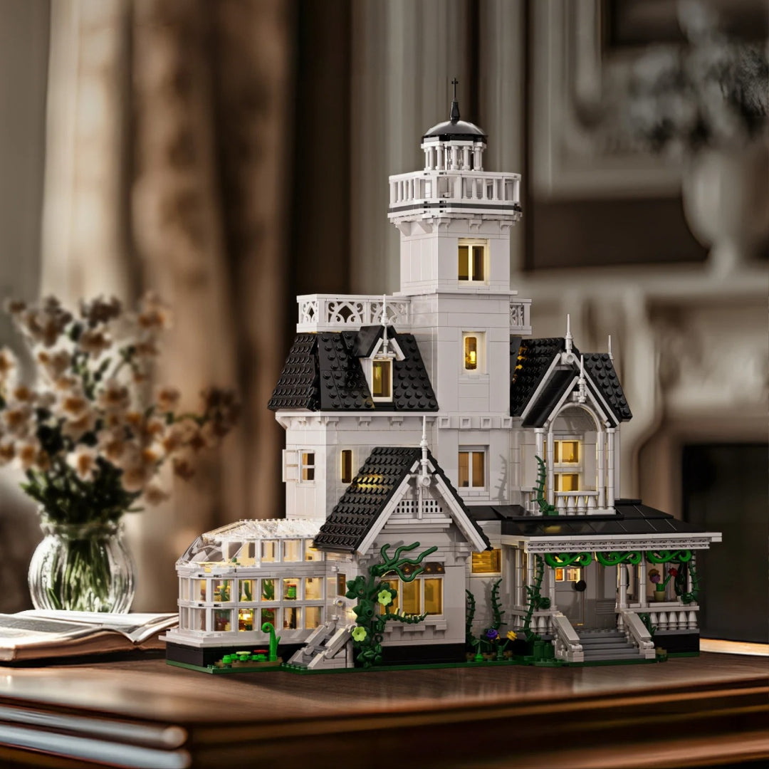 Building Block Set Haunted House Architecture Model