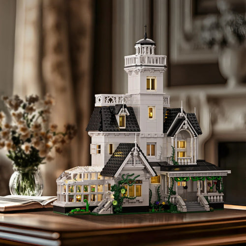 Building Block Set Haunted House Architecture Model