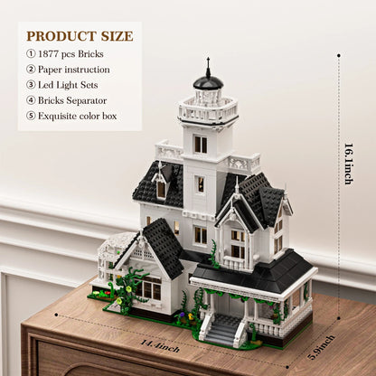 Building Block Set Haunted House Architecture Model
