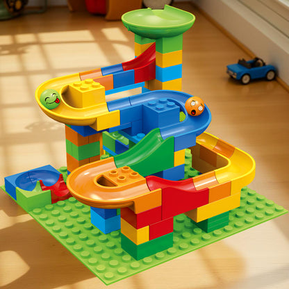 Building Block Toy STEM Marble Run Set Kids Creative Play
