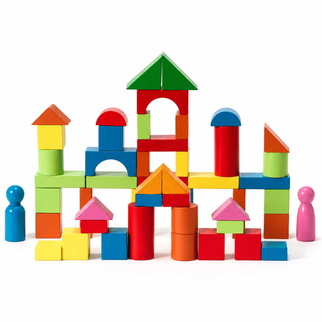 Building Blocks Toddler Colorful Stacking Learning Toy Set