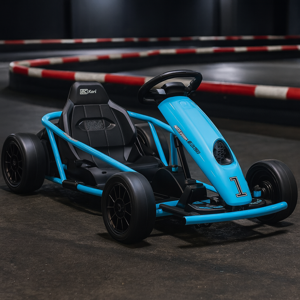 Car Electric Drift Go Kart Metal Frame Kids Ride On Racer