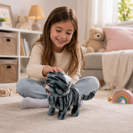 Cat Toy Robot Kitten Interactive Walking Pet Companion