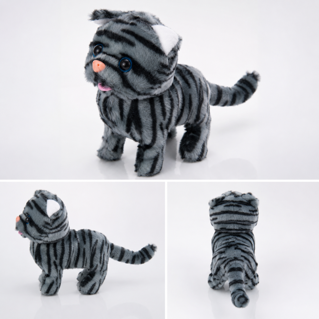 Cat Toy Robot Kitten Interactive Walking Pet Companion