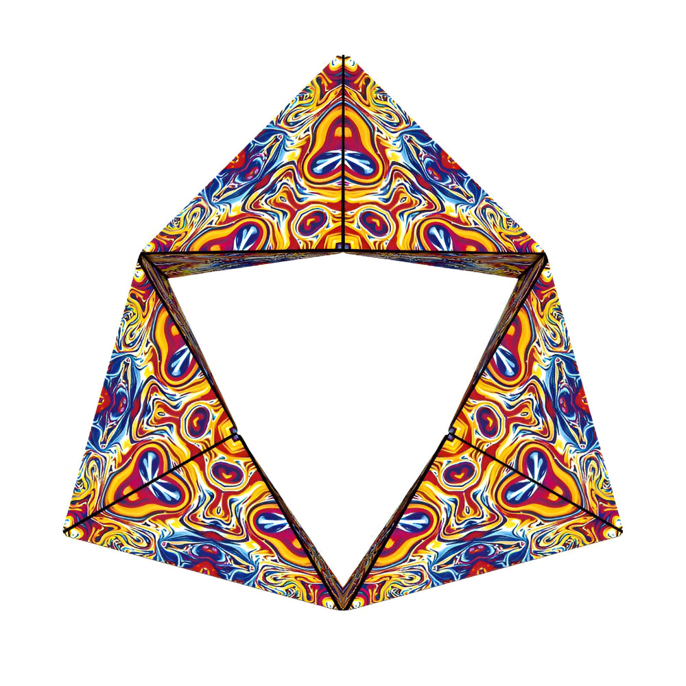 Puzzle Toy Magnetic Shape Shifting Cube Geometry Brain Teaser