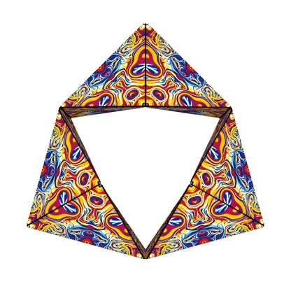 Puzzle Toy Magnetic Shape Shifting Cube Geometry Brain Teaser