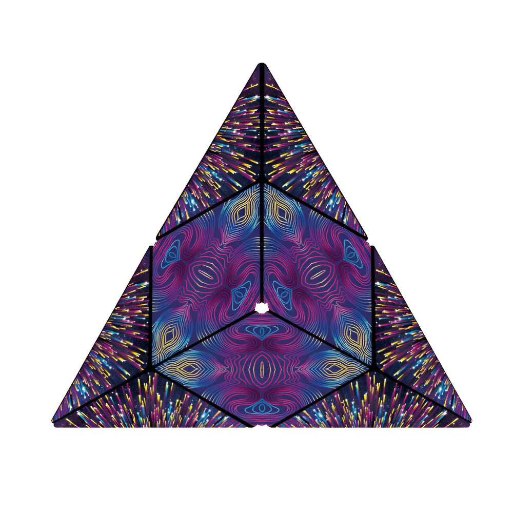 Puzzle Toy Magnetic Shape Shifting Cube Geometry Brain Teaser