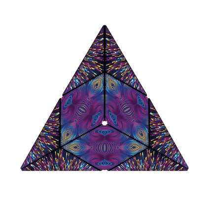 Puzzle Toy Magnetic Shape Shifting Cube Geometry Brain Teaser