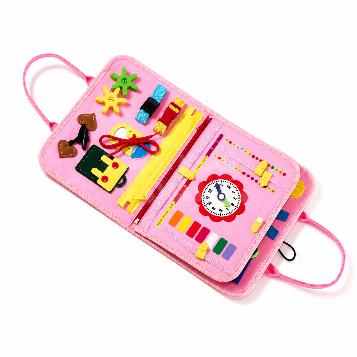 Cognitive Development Toys Travel Activity Colorful Travel Bag