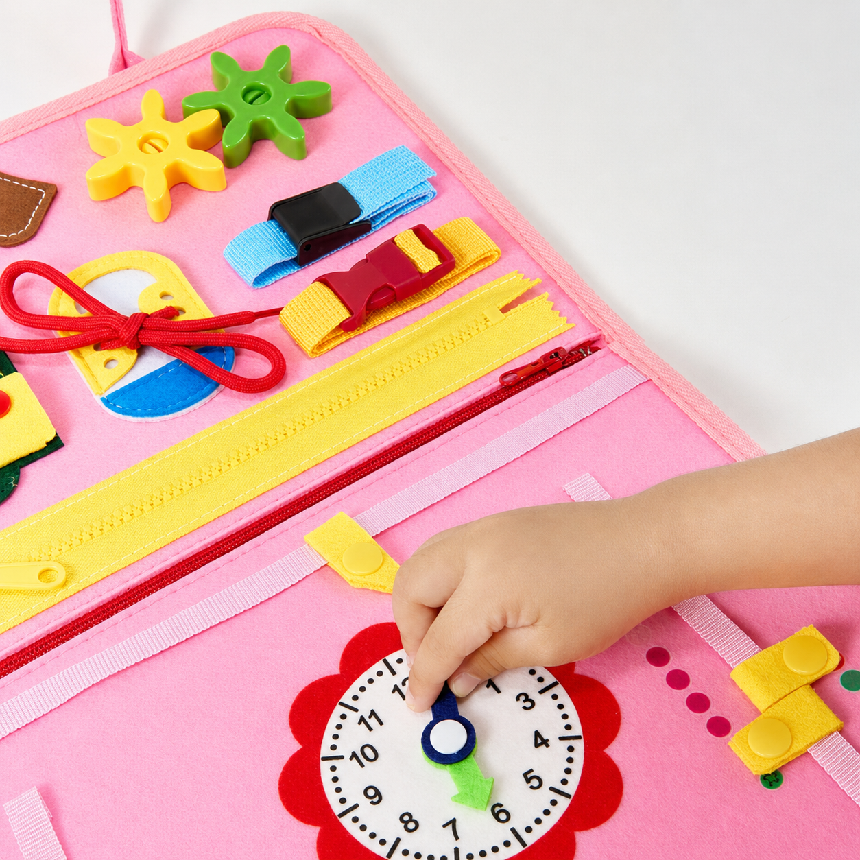 Cognitive Development Toys Travel Activity Colorful Travel Bag