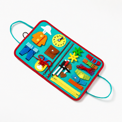 Cognitive Development Toys Travel Activity Colorful Travel Bag