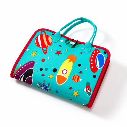 Cognitive Development Toys Travel Activity Colorful Travel Bag