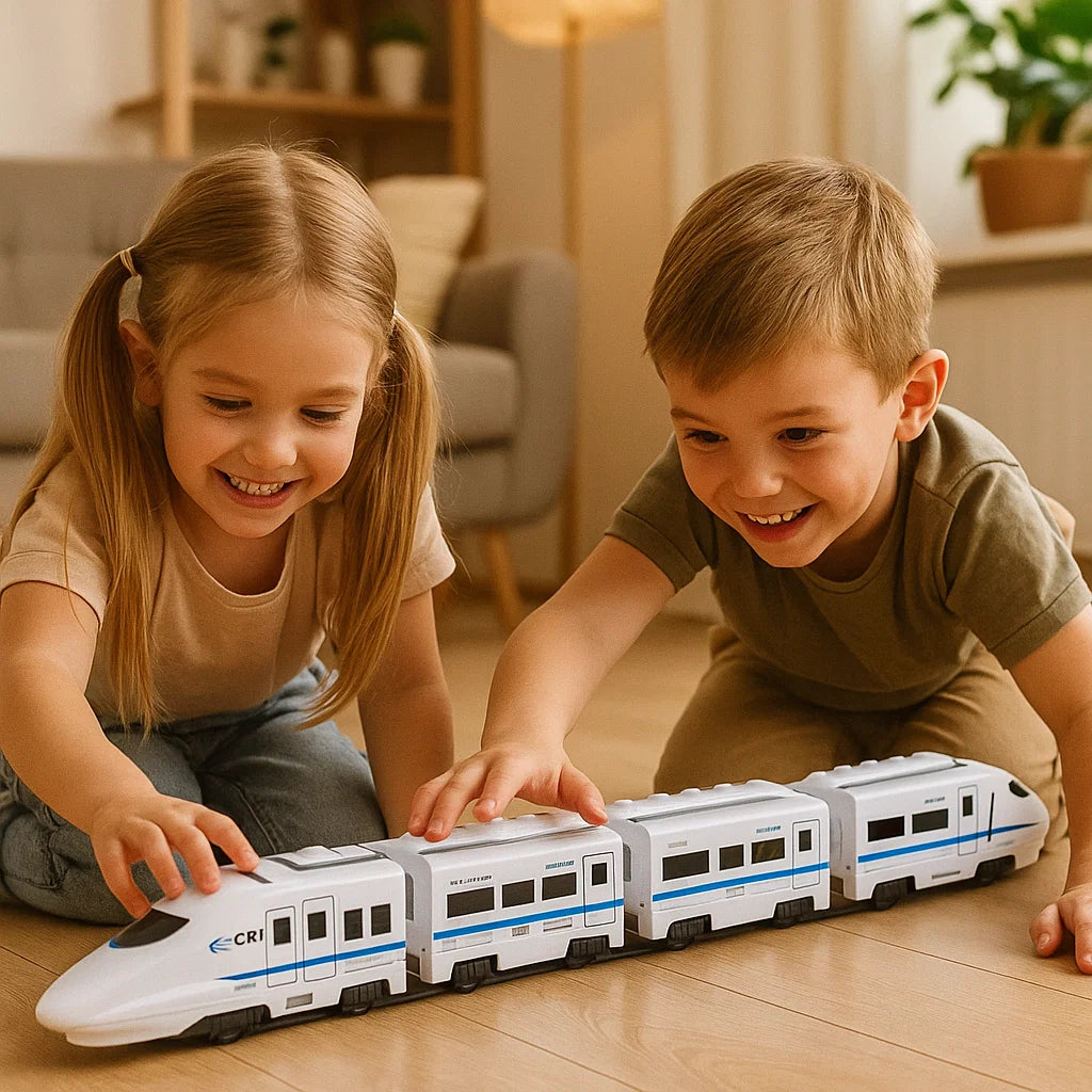 Colorful Toy Train Set for Kids Motor Skills Development 1