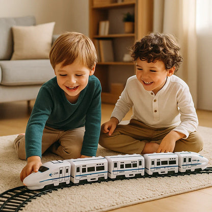 Colorful Toy Train Set for Kids Motor Skills Development 2
