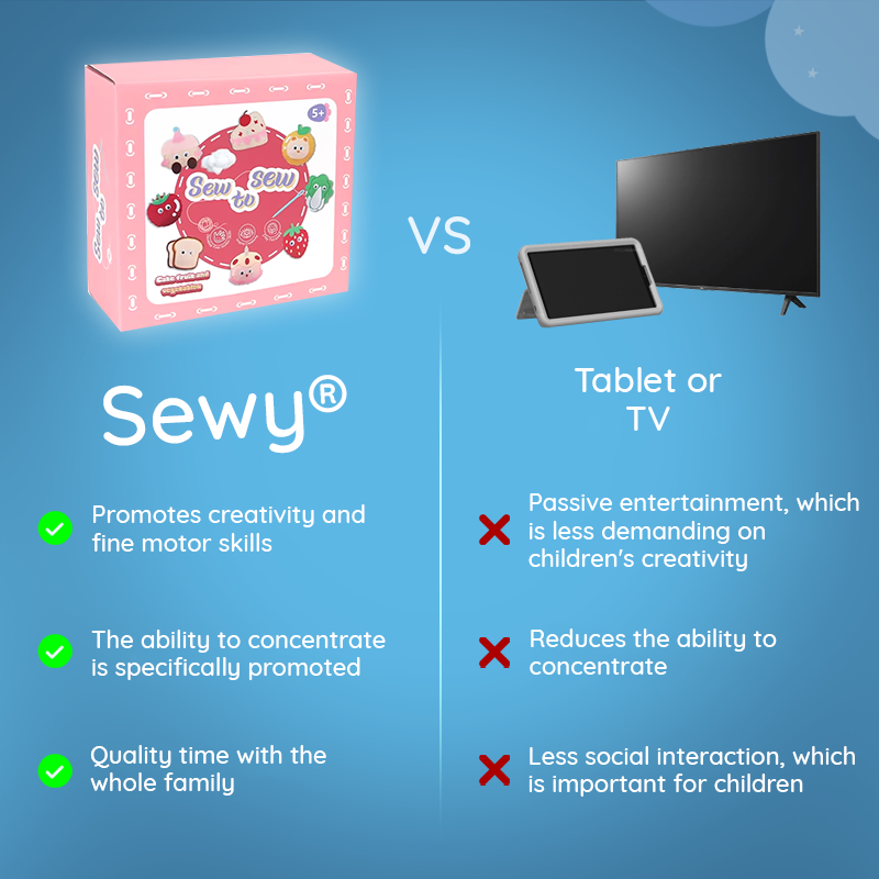 Sewy® - Sewing set to promote concentration and patience