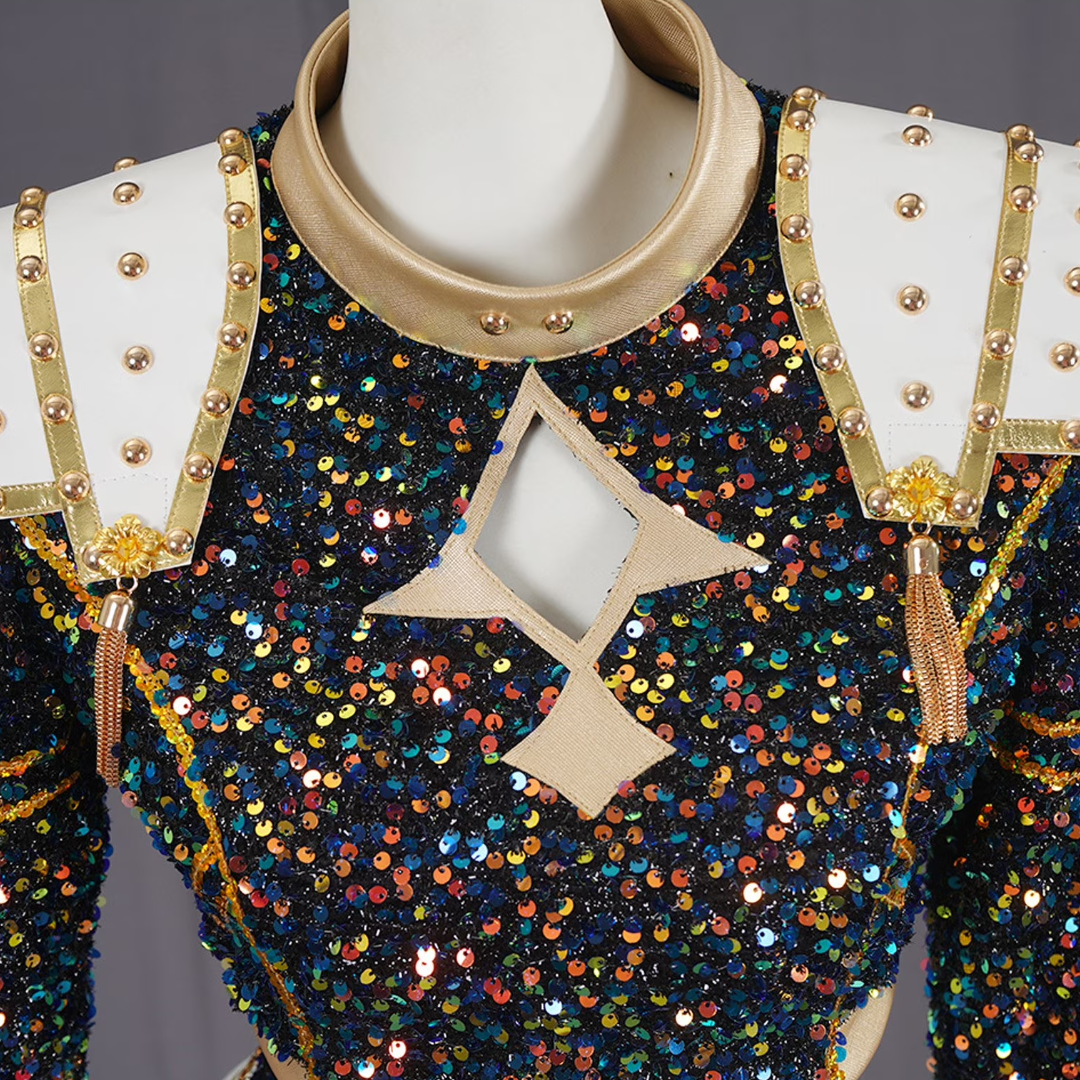 Costume Dress Performance Outfit Stage Party Costume Set
