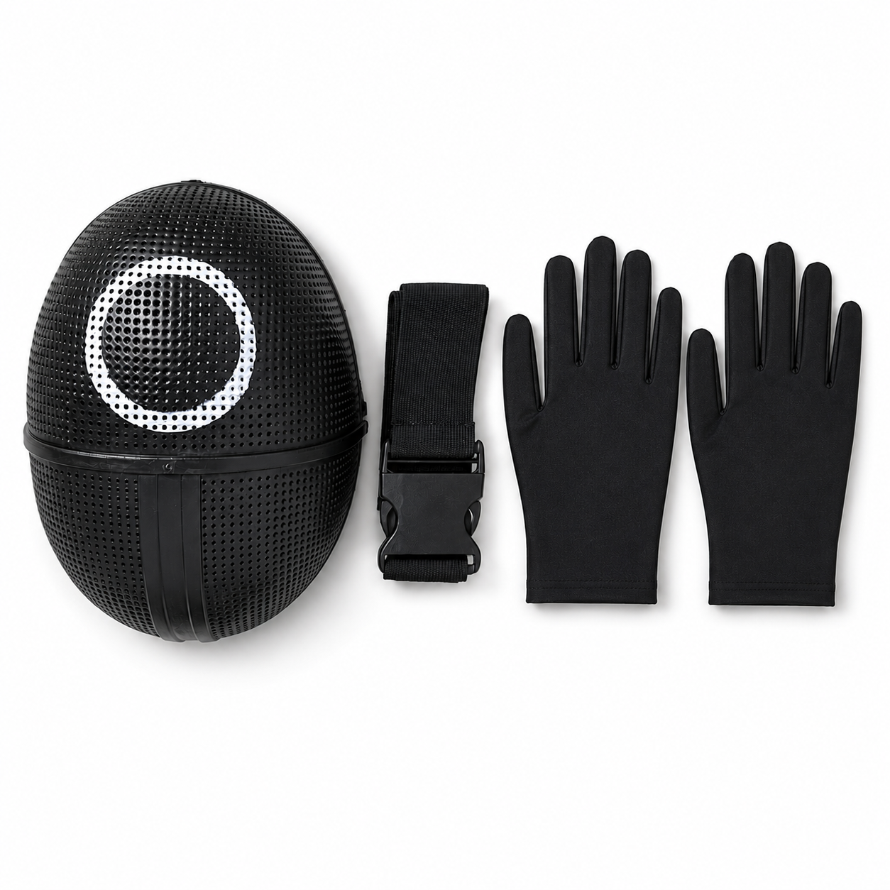 Kids Costume Set Guard Cosplay Jumpsuit Mask Outfit