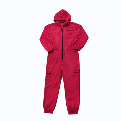 Costume Jumpsuit Guard Outfit Hooded Party Cosplay Costume