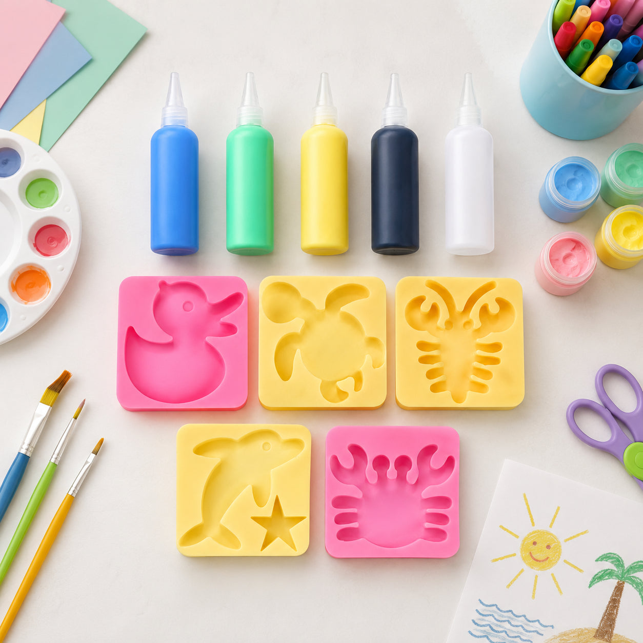 Craft Supplies Mold Kit DIY Art Project Set