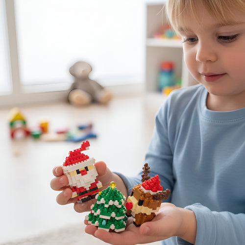Christmas Kids Building Blocks Figures Set