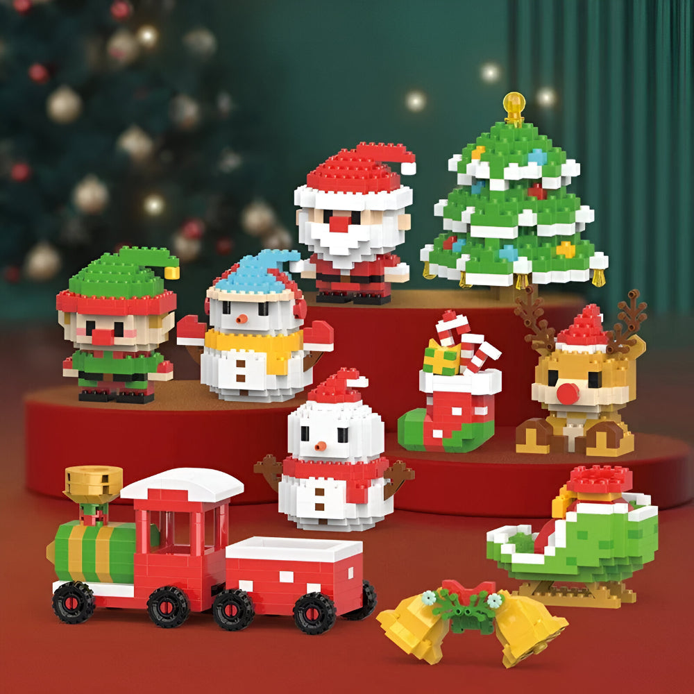 Christmas Kids Building Blocks Figures Set