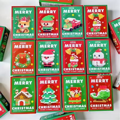 Christmas Kids Building Blocks Figures Set
