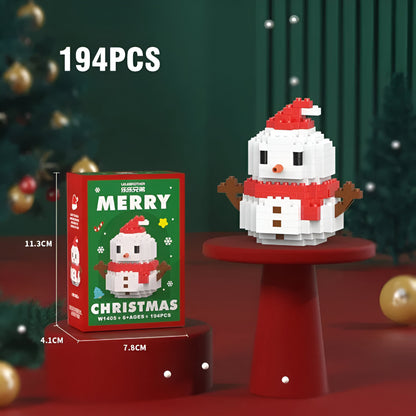 Christmas Kids Building Blocks Figures Set