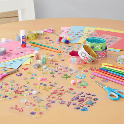 DIY Bracelet Making Kit Kids Stickers Charms