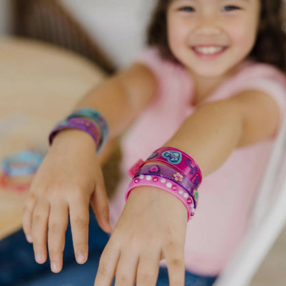 DIY Bracelet Making Kit Kids Stickers Charms