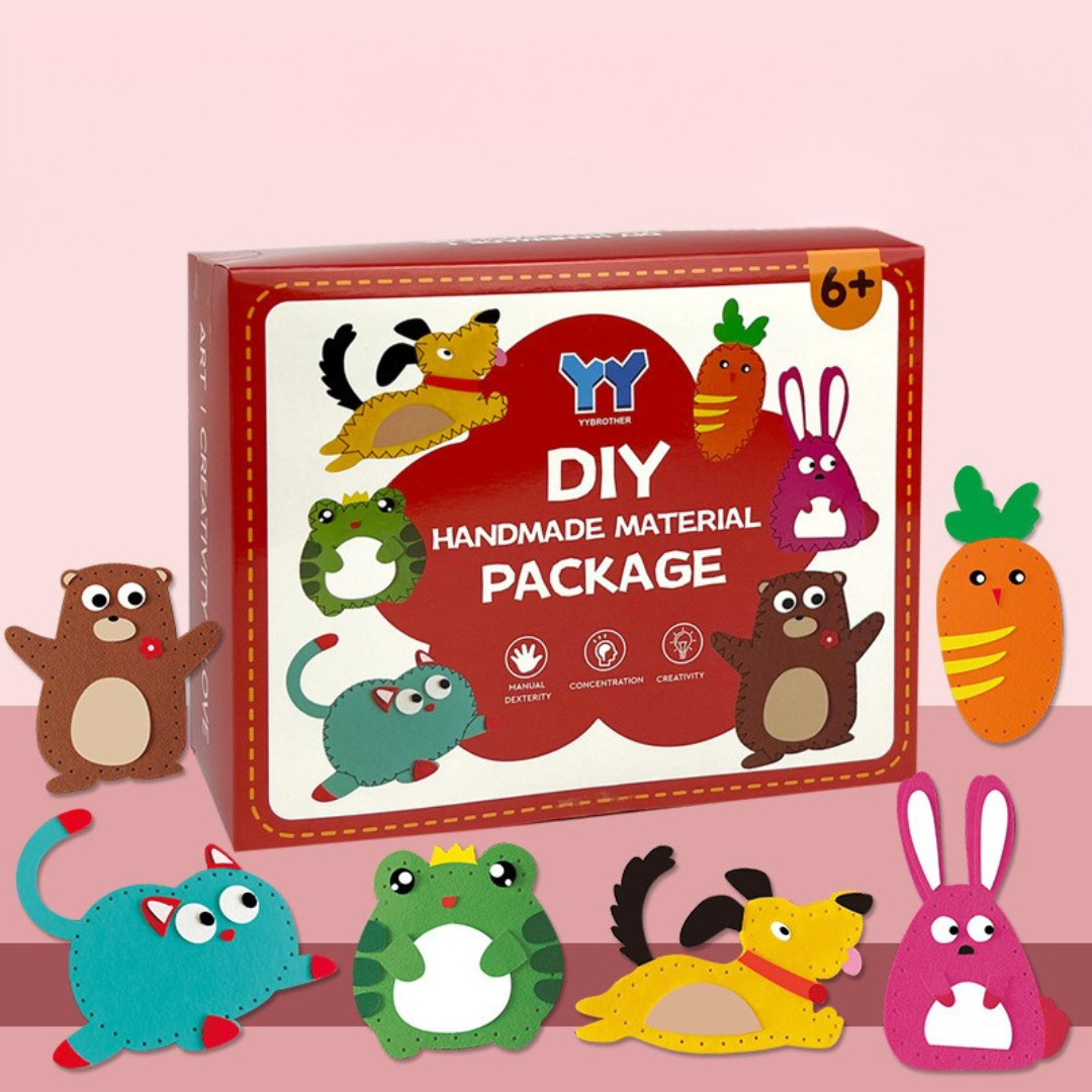DIY Felt Animal Sewing Kit Creative Craft for Kids 5