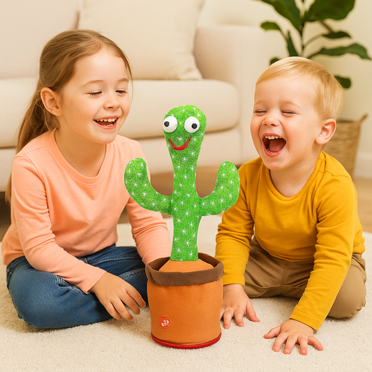 Dancing Cactus Toy Talking Repeat Plush Kids Interactive Musical